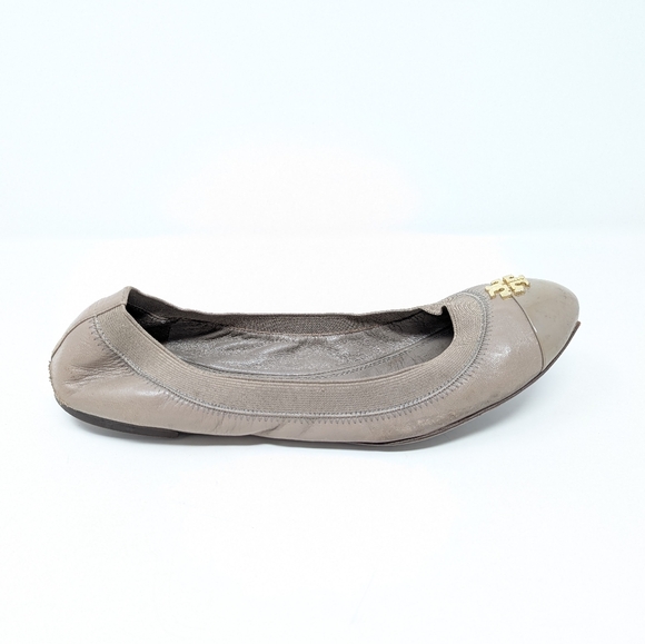 Tory Burch Beige Jolie Ballet Flats 9.5 - Picture 4 of 10